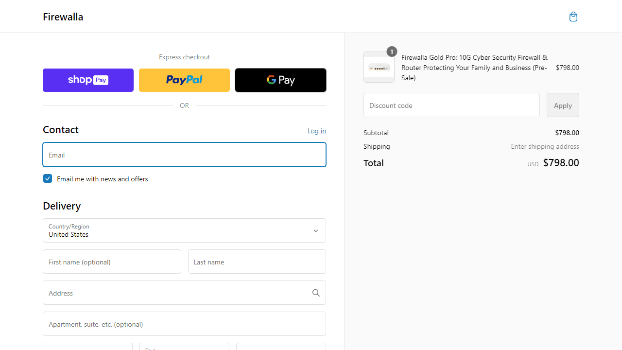 How to apply Firewalla coupon code